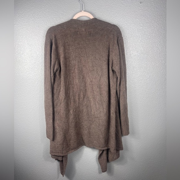 Barefoot Dreams Womens CozyChic Lite Calypso Wrap L\XL Brown Cardigan Bamboo - Picture 8 of 8